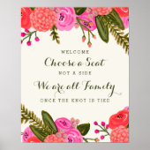 ヴィンテージ庭園の結婚式式ポスター ポスター (正面)