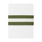 ヴィンテージ庭園の結婚式 招待状ベリーバンド (裏面例)