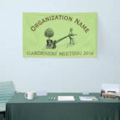 ヴィンテージ庭師ミーティングのカスタマイズ可能なバナー4 横断幕 (トレードショー)