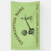 ヴィンテージ庭師ミーティングのカスタマイズ可能なバナー4 横断幕 (縦)