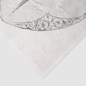 ヴィンテージ建物フランスのスクリプト切り離し家具 薄葉紙 (詳細)