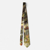 ヴィンテージ建築カントリーコテージハウス ネクタイ (裏面)