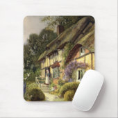 ヴィンテージ建築カントリーコテージハウス マウスパッド (マウス)