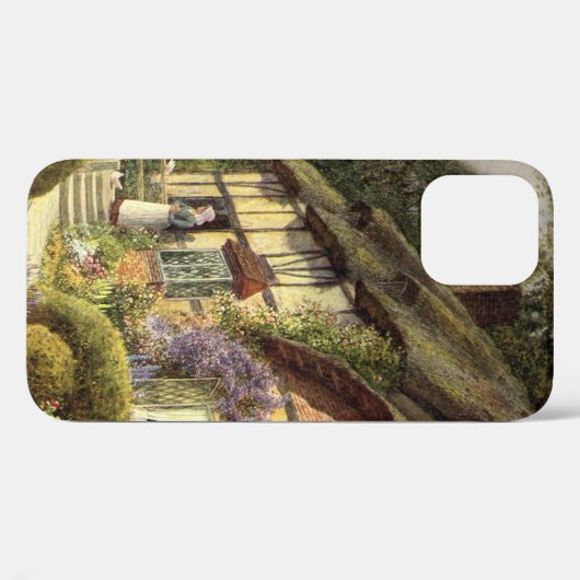 ヴィンテージ建築カントリーコテージハウス Case-Mate iPhoneケース (裏面 (横))