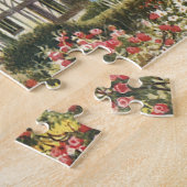 ヴィンテージ建築フォーマル園英語コテージ ジグソーパズル (側面)