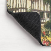 ヴィンテージ建築フォーマル園英語コテージ マウスパッド (コーナー)