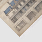 ヴィンテージ建築用スクラップブックの切り離し 薄葉紙 (詳細)