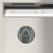 ヴィンテージ建築要素 ゴシックのアーチ型入口 マグネット (インサイチュ (食洗機))