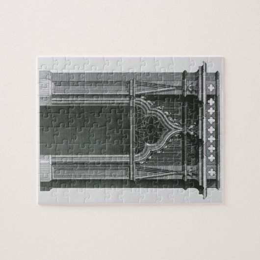 ヴィンテージ建築要素、ゴシック風の出入り口 ジグソーパズル (横)
