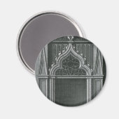 ヴィンテージ建築要素、ゴシック風の出入り口 マグネット (正面/裏面)