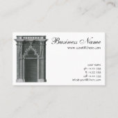 ヴィンテージ建築要素、ゴシック風の出入り口 名刺 (正面)