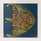 ヴィンテージ建築要素、装飾アーチ ジグソーパズル (横)