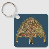 ヴィンテージ建築要素、装飾的なアーチ キーホルダー (正面)
