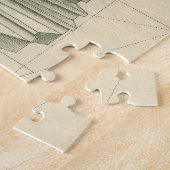 ヴィンテージ建築階段、らせん階段 ジグソーパズル (側面)