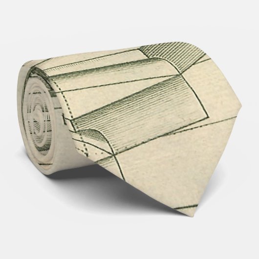 ヴィンテージ建築階段、らせん階段 ネクタイ (ロール)