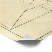 ヴィンテージ建築階段、らせん階段 ポスター (コーナー)