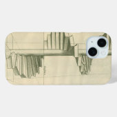 ヴィンテージ建築階段、らせん階段 Case-Mate iPhoneケース (裏面 (横))