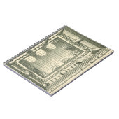 ヴィンテージ建築、アトリウム中庭の遠近法 ノートブック (左側)