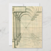 ヴィンテージ建築、 アーチ柱の遠近法 (正面)