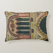 ヴィンテージ建築、イタリア、パヴィアの城塞 アクセントクッション (正面)