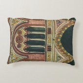 ヴィンテージ建築、イタリア、パヴィアの城塞 アクセントクッション (裏面)