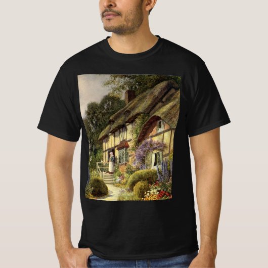 ヴィンテージ建築 カントリーハウス Tシャツ (正面)