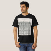 ヴィンテージ建築 デラウェア&ハドソン運河会社 Tシャツ (正面フル)