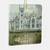 ヴィンテージ建築、フランスのシャトー平面図 セラミックオーナメント (右)