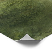 ヴィンテージ建築、フランスのシャトー平面図 ポスター (角)