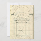 ヴィンテージ建築、ルネサンス時代の透視図 (正面)