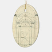 ヴィンテージ建築、ルネッサンス・アーチの視点 セラミックオーナメント (左)