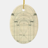 ヴィンテージ建築、ルネッサンス・アーチの視点 セラミックオーナメント (正面)