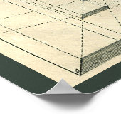 ヴィンテージ建築、ルネッサンス・アーチの視点 ポスター (角)