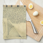 ヴィンテージ建築; ヴィニョーラによる首都の渦巻き キッチンタオル (四つ折り)