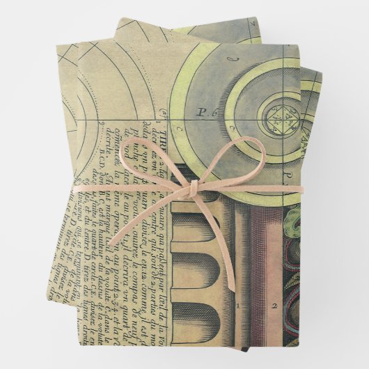 ヴィンテージ建築; ヴィニョーラによる首都の渦巻き ラッピングペーパーシート (インサイチュ)