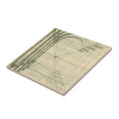 ヴィンテージ建築、列柱とアーチの遠近法 タイル (側面)