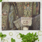 ヴィンテージ建築、教会の装飾アーチ キッチンタオル (折り畳み)