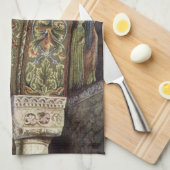 ヴィンテージ建築、教会の装飾アーチ キッチンタオル (四つ折り)