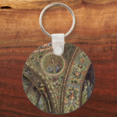 ヴィンテージ建築、教会の装飾アーチ キーホルダー (裏面)