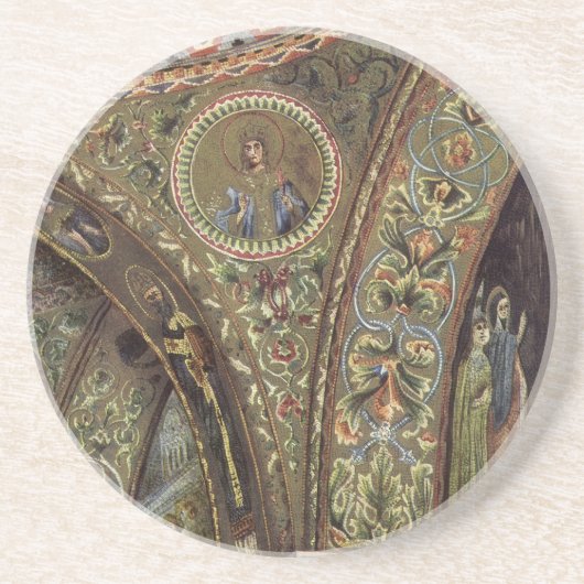 ヴィンテージ建築、教会の装飾アーチ コースター (正面)