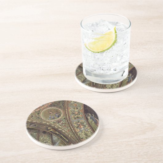 ヴィンテージ建築、教会の装飾アーチ コースター (側面)