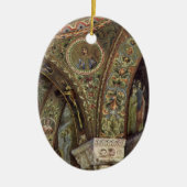 ヴィンテージ建築、教会の装飾アーチ セラミックオーナメント (正面)