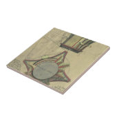 ヴィンテージ建築、装飾キャピタルクラウン タイル (側面)