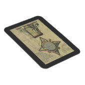 ヴィンテージ建築、装飾キャピタルクラウン マグネット (右側)