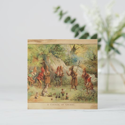 ヴィンテージ弁護士格言ホリデーカード シーズンカード (スタンド正面)