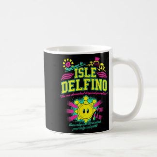 ヴィンテージ引用文ようこそIsle Delfino Clic おもしろい S コーヒーマグカップ