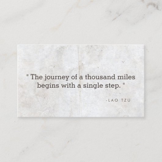 ヴィンテージ引用文作家、ライター用名刺 名刺 (正面)