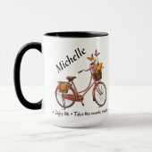 ヴィンテージ引用文 マグカップ (左)