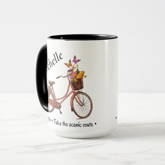 ヴィンテージ引用文 マグカップ (正面左)