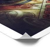 ヴィンテージ弾球機ポスター ポスター (角)